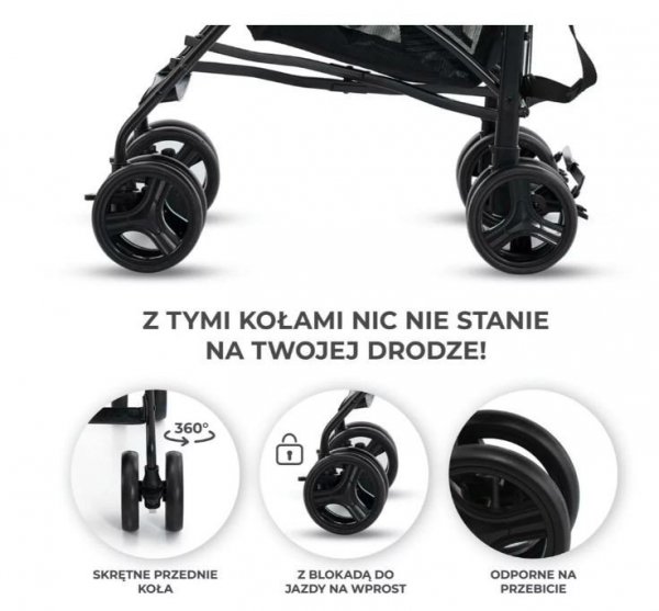 Kinderkraft Wózek spacerowy TIK GREEN FOREST