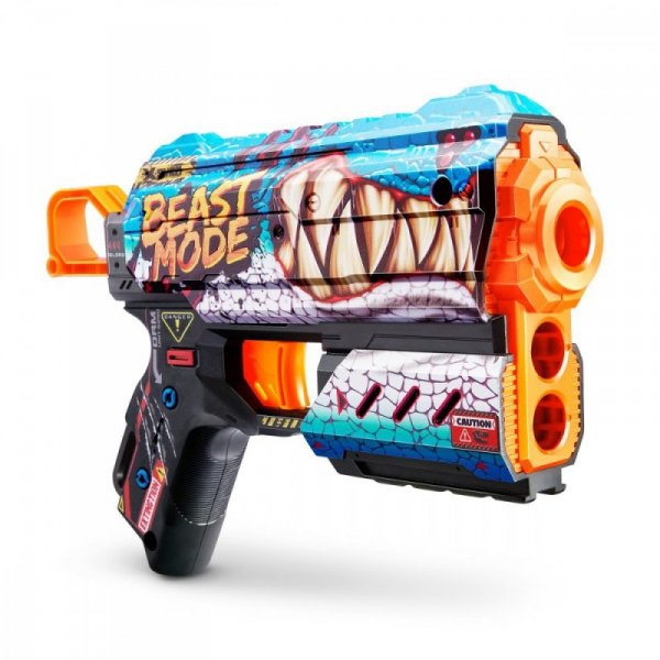 ZURU X-Shot Wyrzutnia SKINS FLUX (8 Strzałek) Beast Out