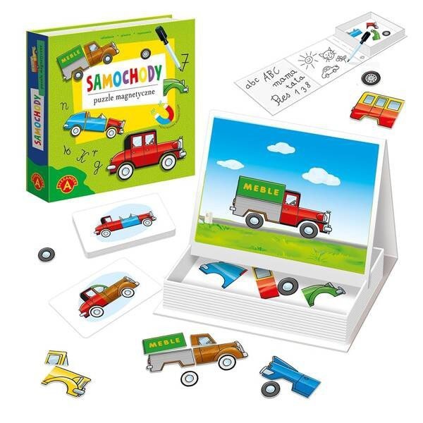 Alexander Puzzle magnetyczne Samochody