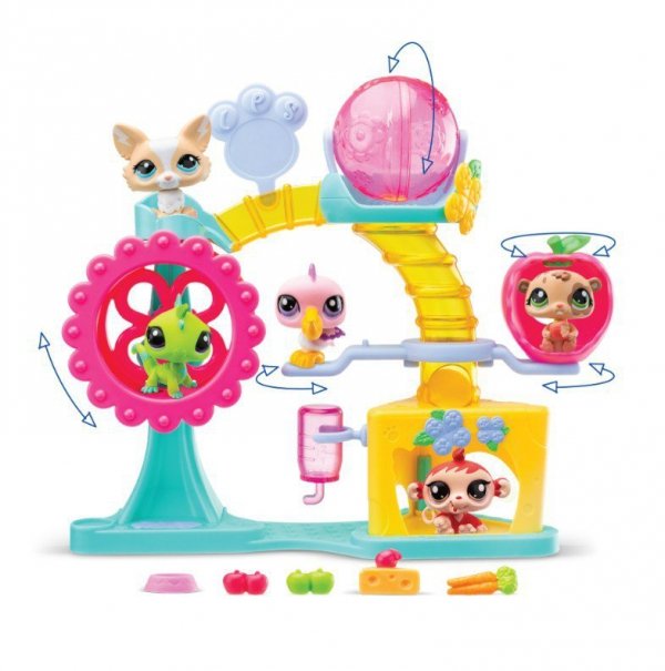 Tm Toys Littlest Pet Shop Zestaw Fabryka zabawy z 2 figurkami