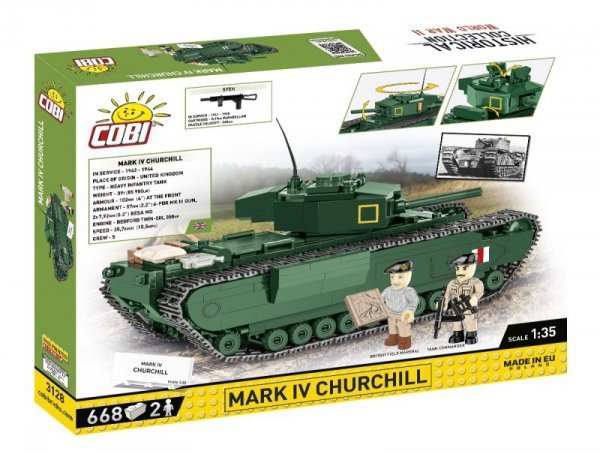 Cobi Klocki Klocki Mark IV Churchill 668 klocków