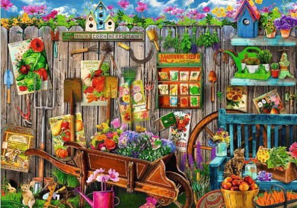 Trefl Puzzle 2x500 elementów Prace w ogrodzie