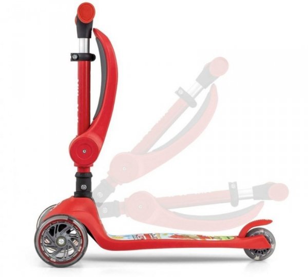 Milly Mally Hulajnoga Scooter Fuzzy Red