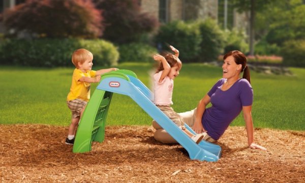 Little Tikes Zjeżdżalnia Moja pierwsza zjeżdżalnia niebieska