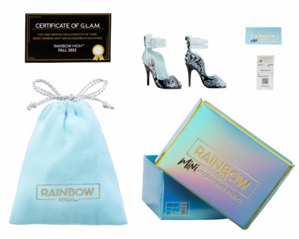MGA Akcesoria  Rainbow High Buty display 27 sztuk