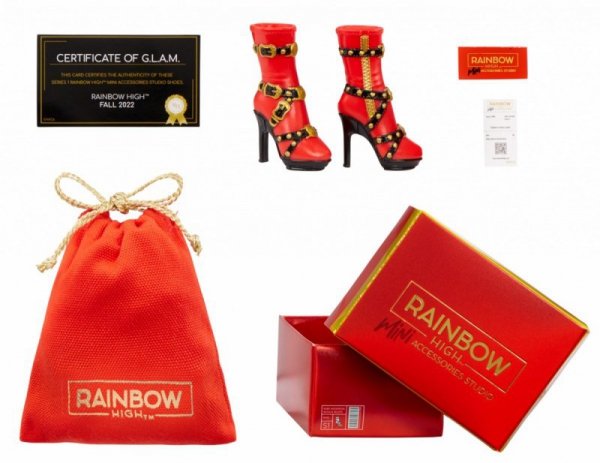 MGA Akcesoria  Rainbow High Buty display 27 sztuk