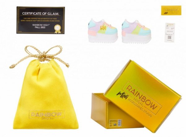 MGA Akcesoria  Rainbow High Buty display 27 sztuk