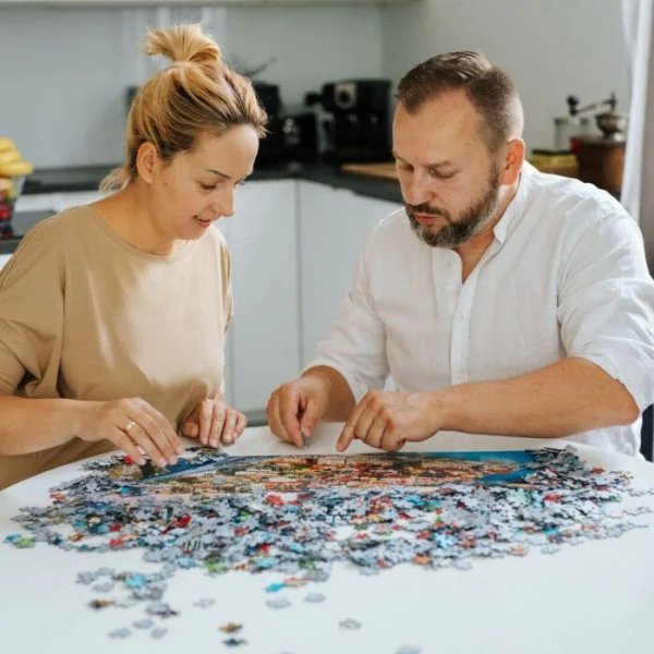 Trefl Puzzle 1000 elementów 40-lecie Paper Art Jeż