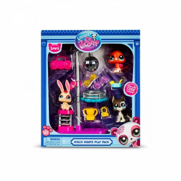 Tm Toys Zestaw figurek Littlest Pet Shop G7 S3 Disco z 3 figurkami