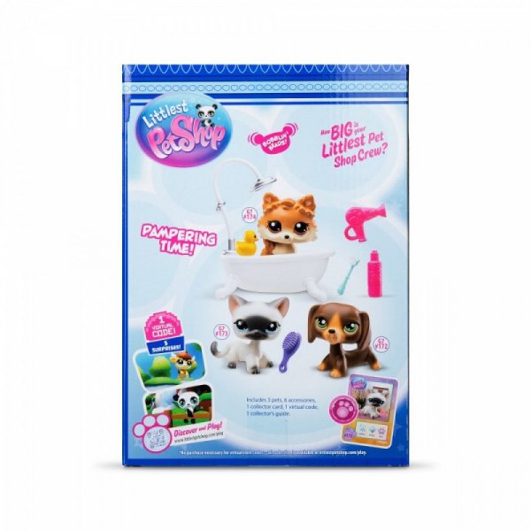 Tm Toys Zestaw Littlest Pet Shop G7 S3 SPA z 3 figurkami