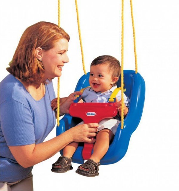 Little Tikes Huśtawka głęboka 2w1 niebieska