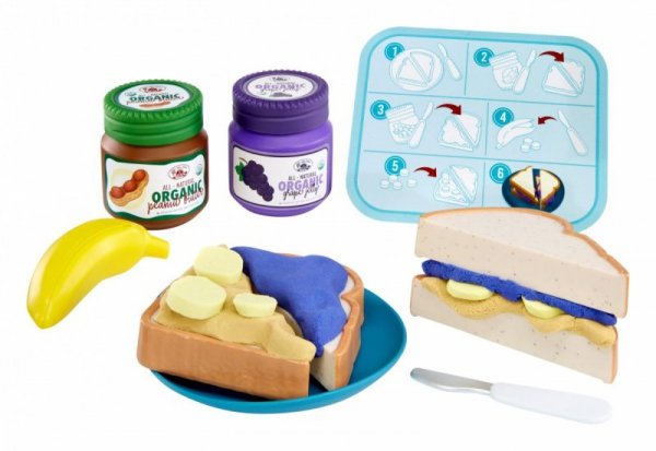 Little Tikes Zestaw Creative Chefs Kanapki Masło orzechowe, dżem