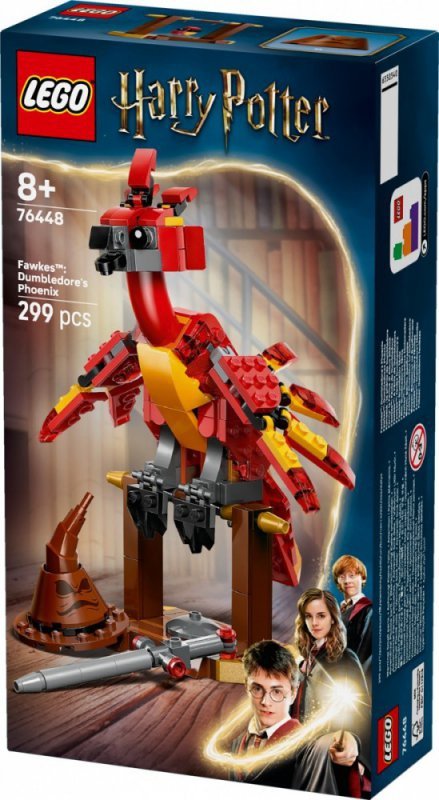 LEGO Klocki Harry Potter 76448 Fawkes: feniks Dumbledore&#039;a