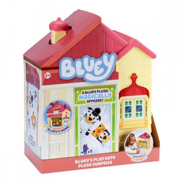 Tm Toys ZESTAW BLUEY DOMEK NIESPODZIANKA Z PLUSZAKIEM