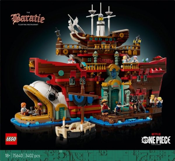 LEGO Klocki One Piece 75640 Pływająca restauracja Baratie
