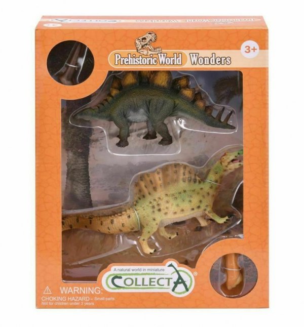 Dinozaury Spinozaur i Stegozaur 89876 COLLECTA