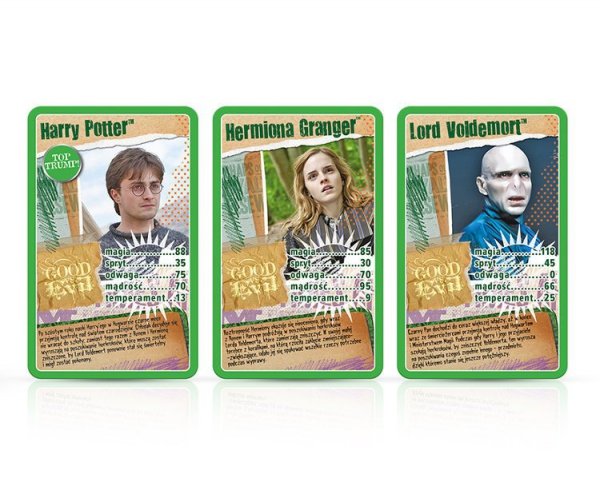Top Trumps Harry Potter i Insygnia Śmierci cz.1 gra karciana 00344 WINNING MOVES