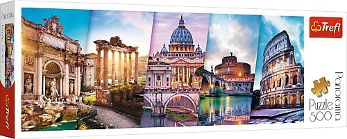 Puzzle 500el Panorama Podróż do Włoch 29505 TREFL p16