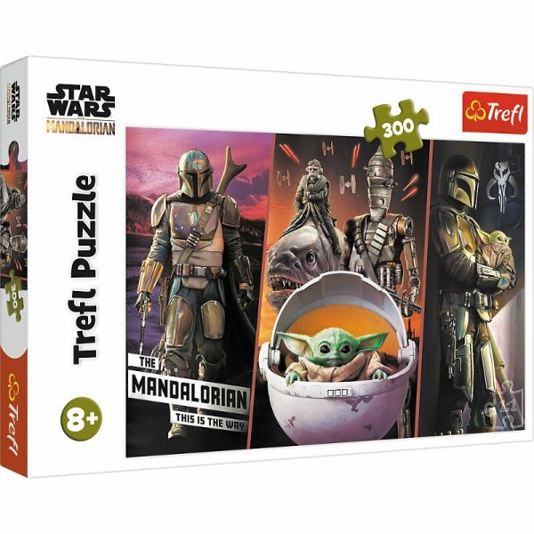 Puzzle 300el Tajemniczy Baby Yoda. Star Wars The Mandalorian 23002 Trefl p8