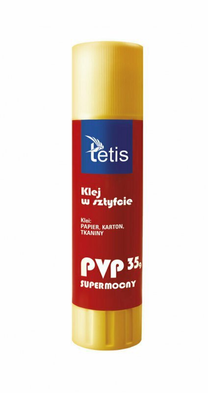 Klej w sztyfcie 35g PVP p12. TETIS / cena za 1szt