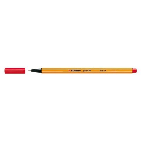 Cienkopis STABILO point88 czerwony p10