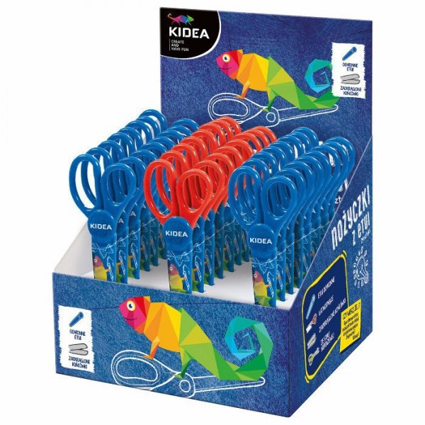 Nożyczki z etui Kidea p24 D DERFORM, cena za 1szt.