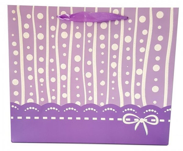 Torebka ozdobna prezentowa 4wz 1449B 31x26x12cm p12, mix cena za 1 szt