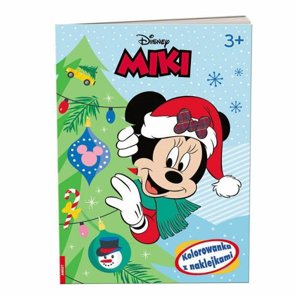 Książka Disney Miki. Kolorowanka z naklejkami NA-9115