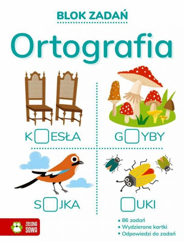 Książeczka Blok zadań. Ortografia