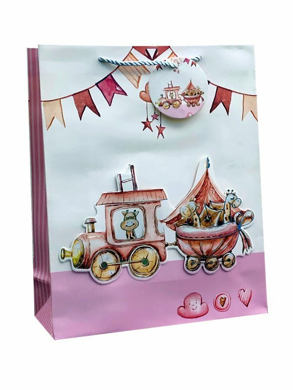 Torebka prezentowa Baby 391A 30x41,5x14cm mix cena za 1 szt