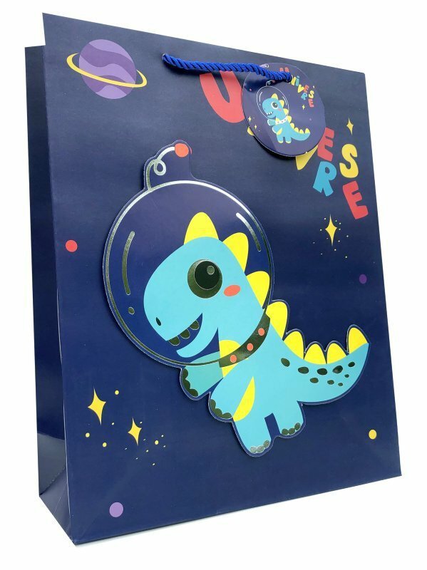 Torebka prezentowa Dino 385A 30x41,5x14cm mix cena za 1 szt