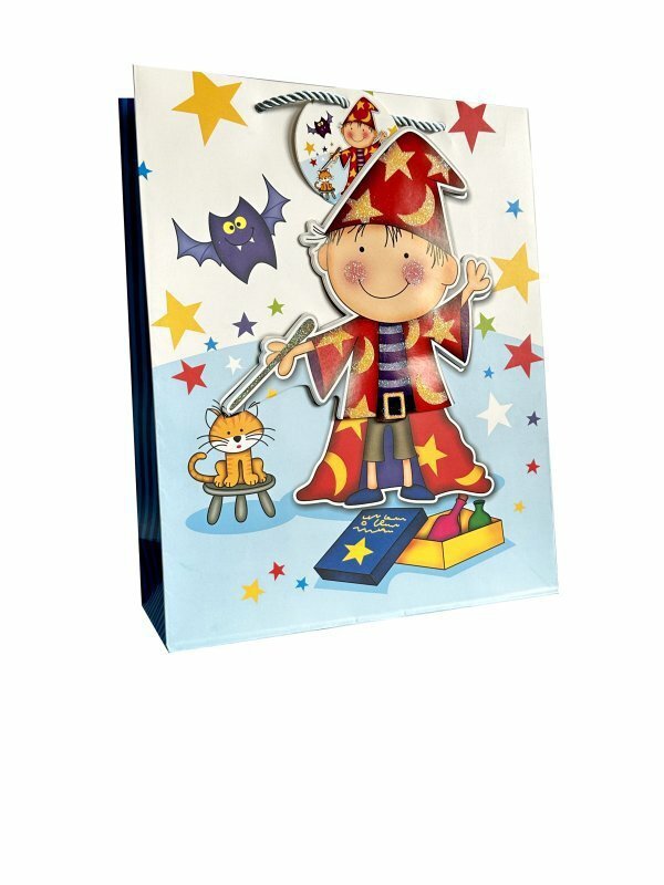 Torebka ozdobna prezentowa 4wz 331C 18x23x10cm mix cena za 1 szt