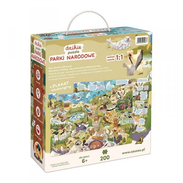 CzuCzu Dzikie puzzle Parki narodowe