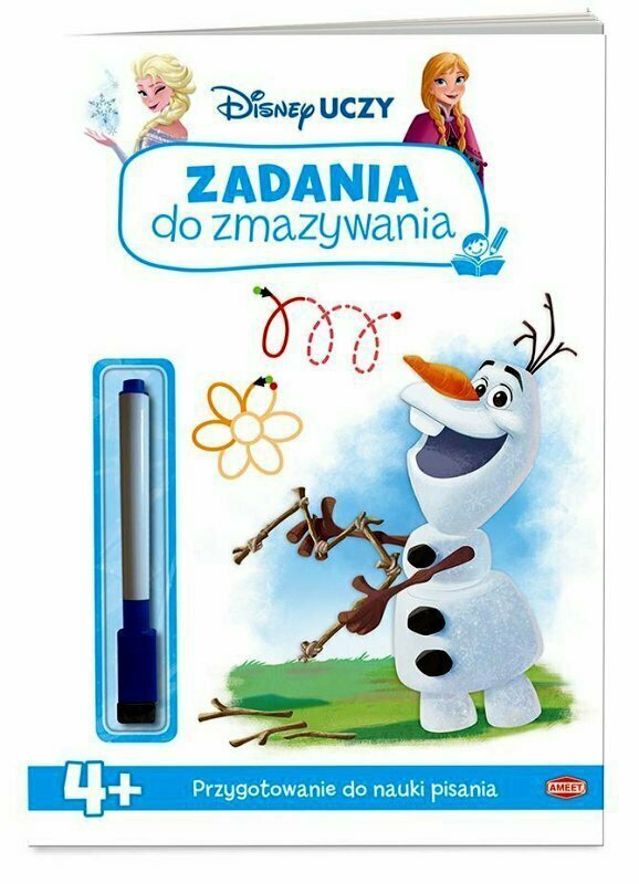 Książeczka Kraina Lodu. Zadania do zmazywania UPTC-9307