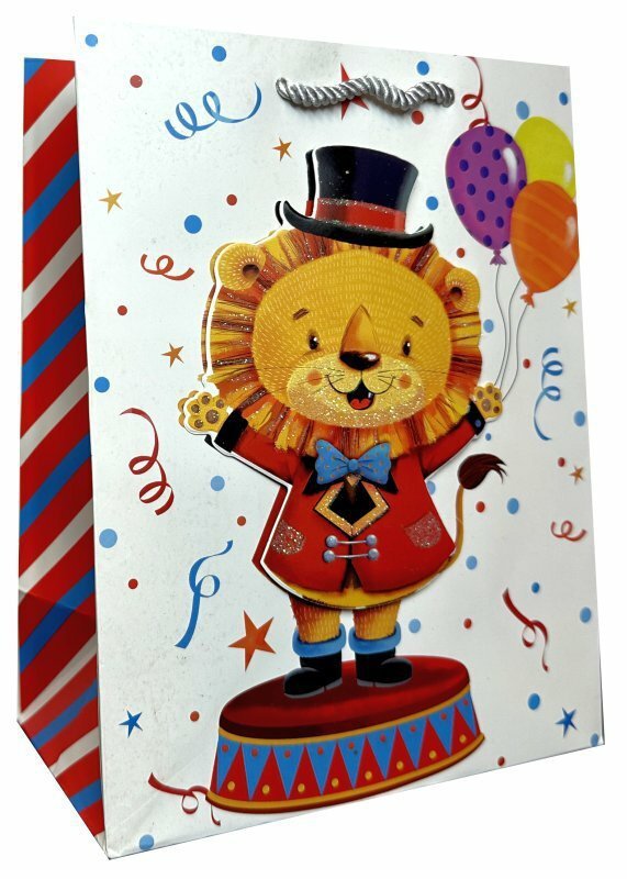Torebka ozdobna prezentowa dziecięca JP653A 30x41,5x12cm mix cena za 1 szt