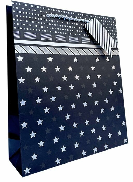 Torebka ozdobna prezentowa JP662C 18x23x10cm mix cena za 1 szt