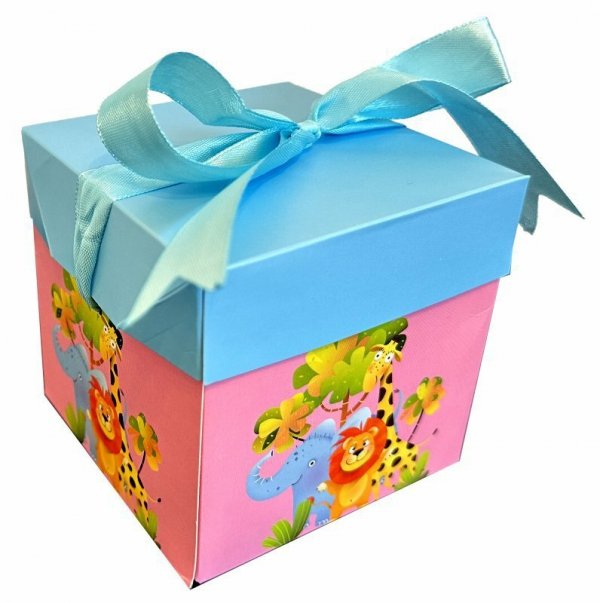 Pudełko prezentowe JP3001A 22x22x22cm mix cena za 1 szt