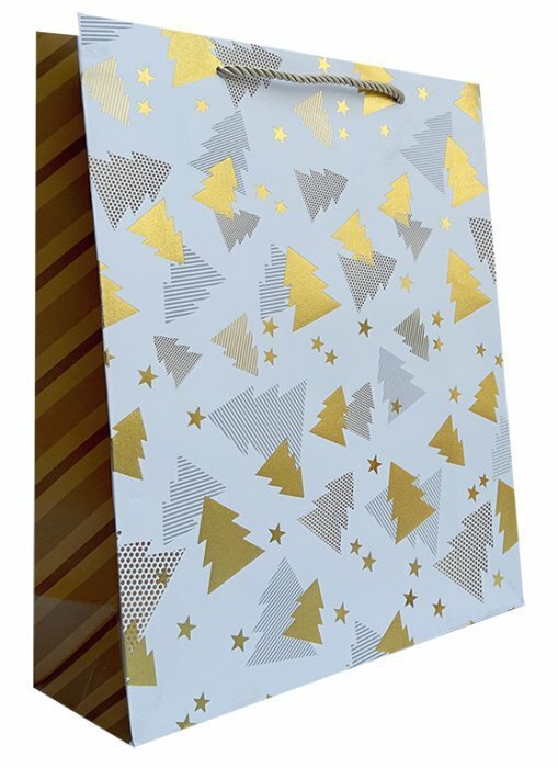 Torebka ozdobna prezentowa świąteczna 4wz 31x41,5x12cm JP 628A mix cena za 1 szt