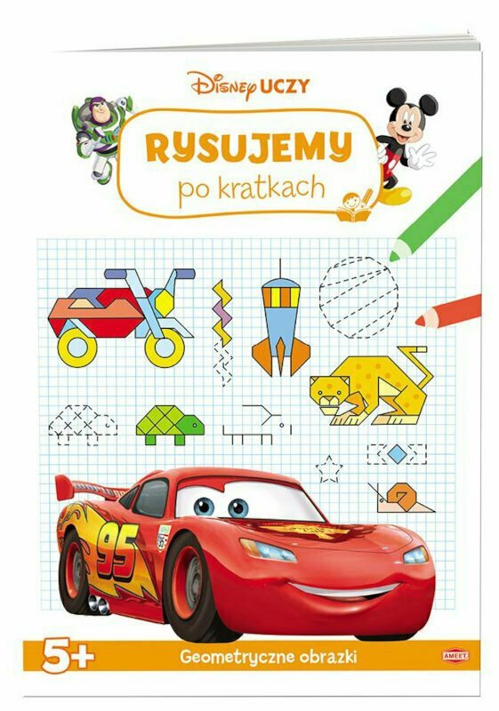 Książeczka Disney uczy Rysujemy po kratkach UKR-9302