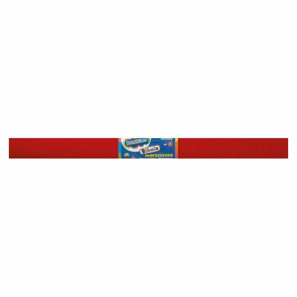 Bibuła marszczona 50 x 200cm kol. 07 czerwony ciemny p10, cena za 1 szt