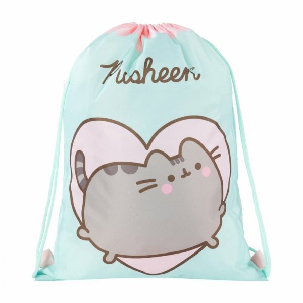 Worek na obuwie Pusheen mint