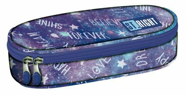 PROMO Piórnik saszetka usztywniona z wewnętrzną klapką STRIGHT PC-01 Galaxy