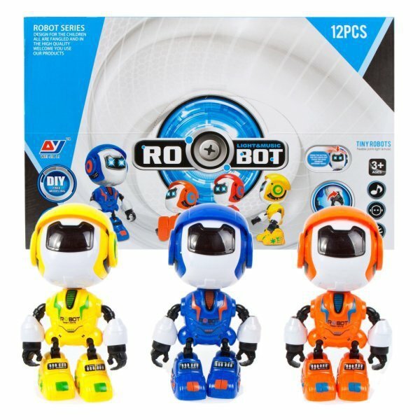 PROMO Robot światło/dźwiek 12cm p12 Q79 MC cena za 1 szt