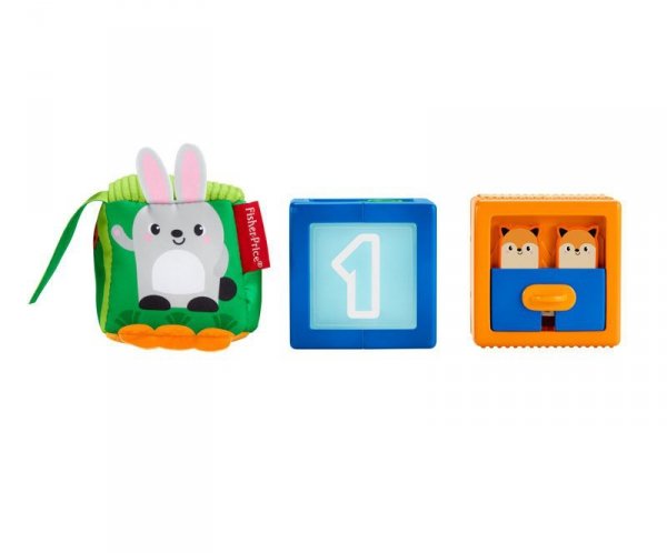 PROMO Fisher-Price Kolorowe zwierzątka Klocki GJW13 p3 MATTEL