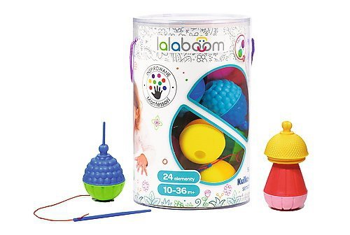Lalaboom - Kulko klocki 24 elementy w tubie 61078