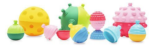 Lalaboom 3 Odkrywcze Kule Kulko-Klocki sensoryczne 61360 Trefl Baby