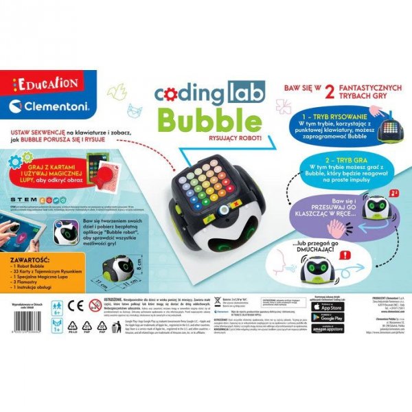 Clementoni Robot BUBBLE 50668