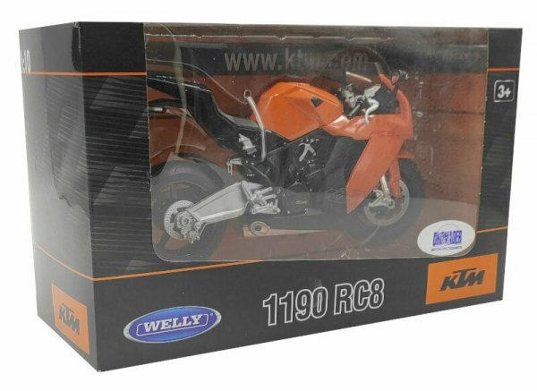 PROMO WELLY Motocykl KTM 1190RC8 1:10 62806
