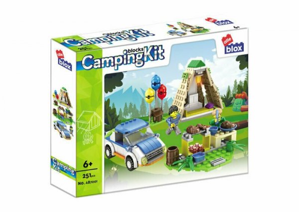 PROMO Klocki konstrukcyjne Alleblox Kamping 251el AB7001