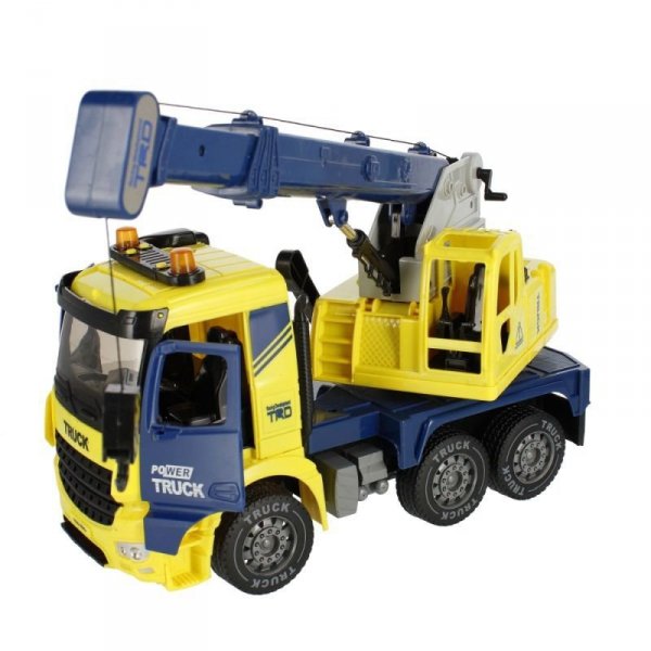 PROMO Auto ciężarowe B/O dźwig 481103 MC